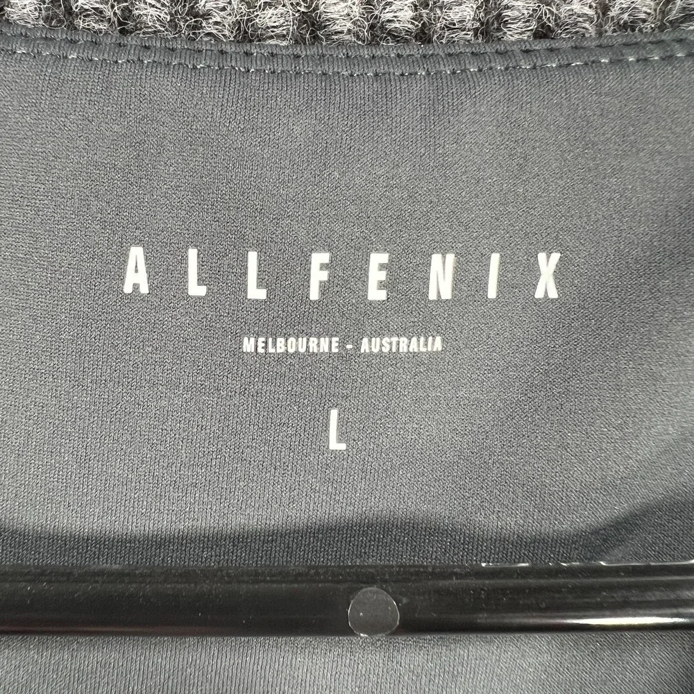 Allfenix Bra Womens Size Large Gray Sports Workout‎ Training Active Gym Run Lift